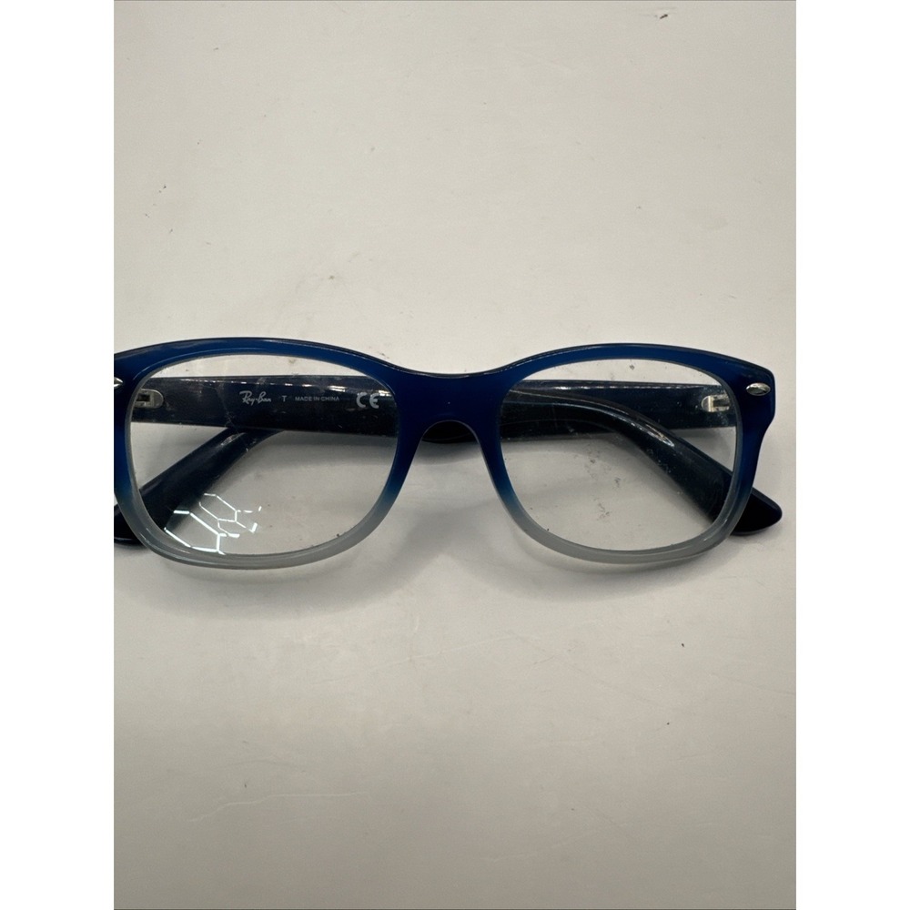 New! RB 1528 3581 Ray-Ban 46-16-125 Polished Blue Fade